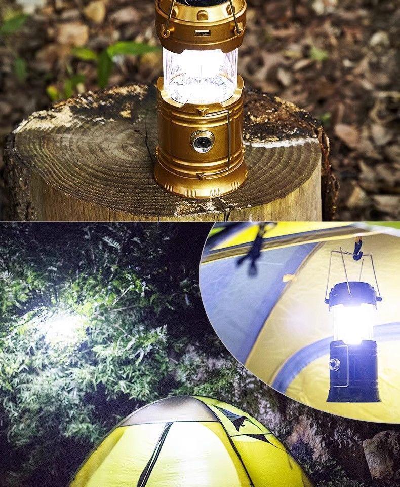 Rechargeable Emergency Lantern with Super Long Battery Life for Home, Camping, and Outdoor Use - Solar Backup & Hanging Light