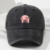 Cute Pink Pig Print Unisex Baseball Cap - Urban Street Style Hat, Suitable for Outdoor Sports and Casual Wear