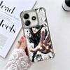 Anime Gojo Satoru JUJUSU Plating Phone Case For Xiaomi Redmi Note 14 15 Pro Plus 13 12 11 11S 11T 10 9S 9 5G Anti-Fall Airabag C