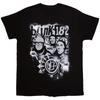 Six Arrow Smiley Blink182 Band TShirt Cotton Graphic Tee Unisex Unisex Summer Streetwear