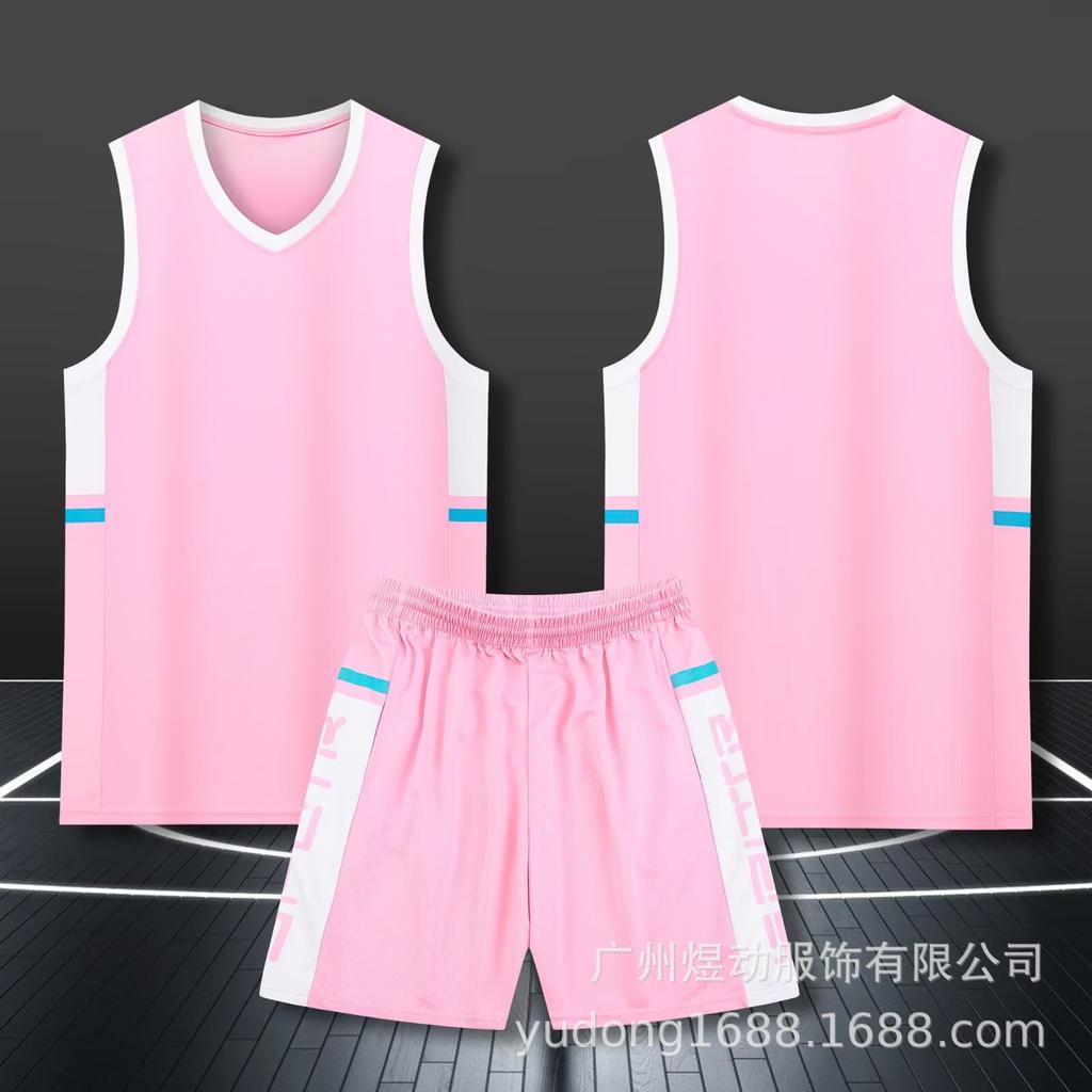 Wholesale Basketball Jersey Set Customized Children's Adult Jersey Student Sweat-absorbing Breathable Training Vest Quick-drying Basketball Jersey