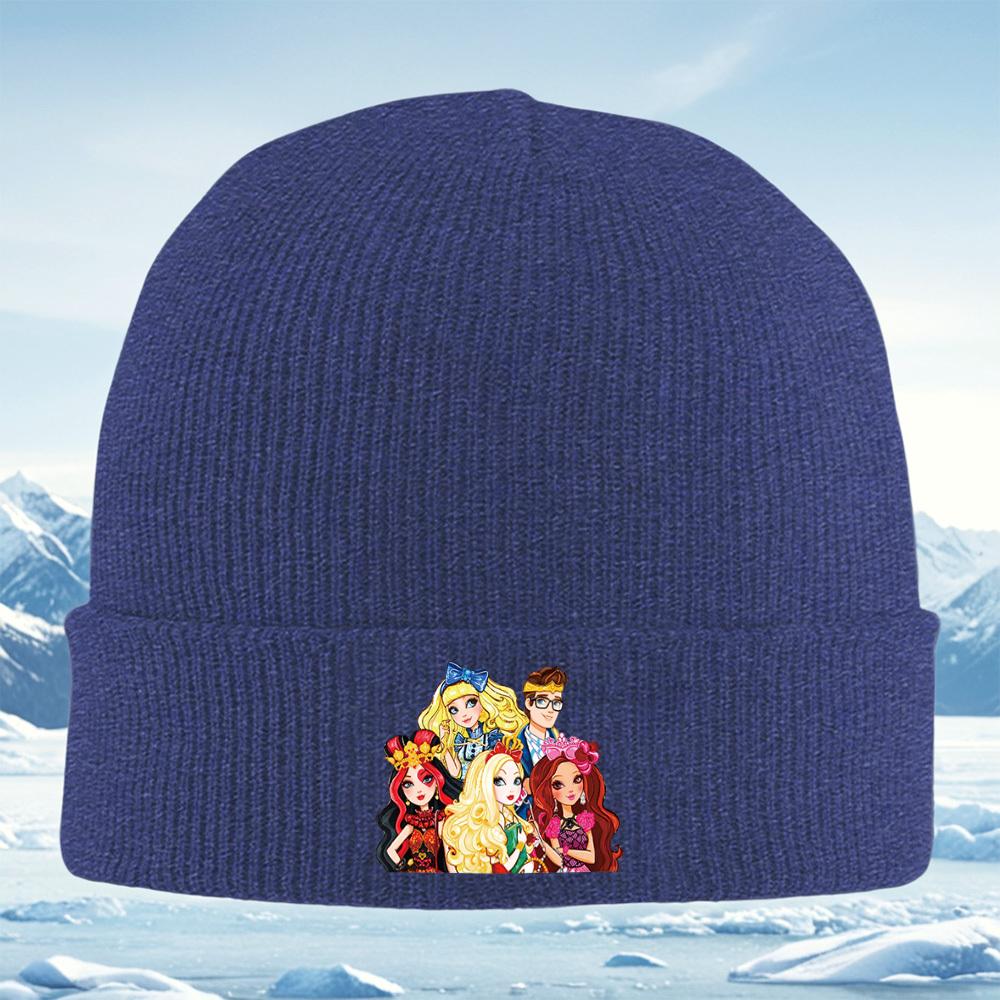 

Crowns bow ribbons curly hair dresses Men Women Unisex Knitted Hat Beanie Pullover Cap Winter Thermal Warm Christmas Outdoor Cyc