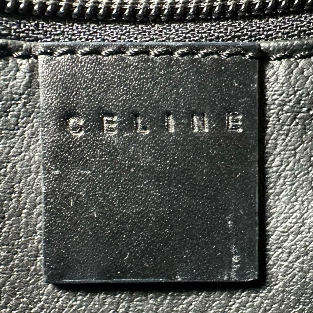 CELINE Macadam Handbag black Women used