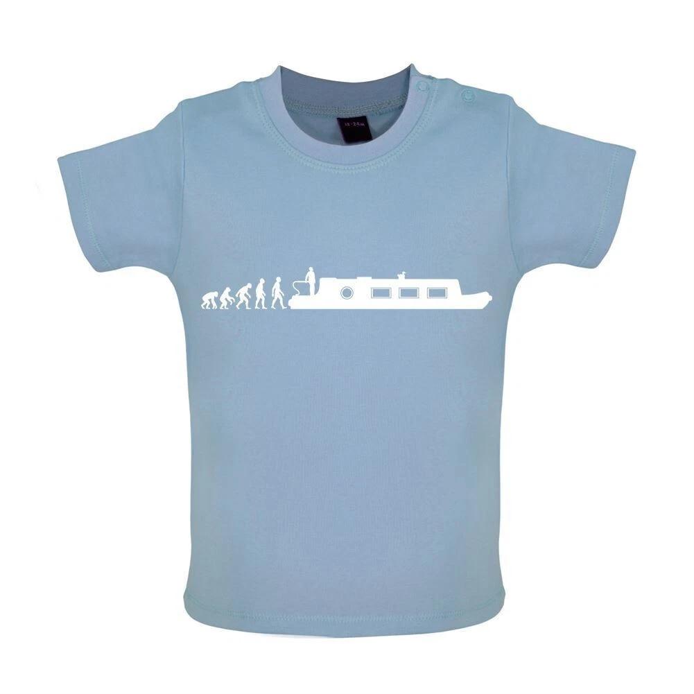 

Evolution of narrow channel boat - baby / bodysuit - barge canals 160
