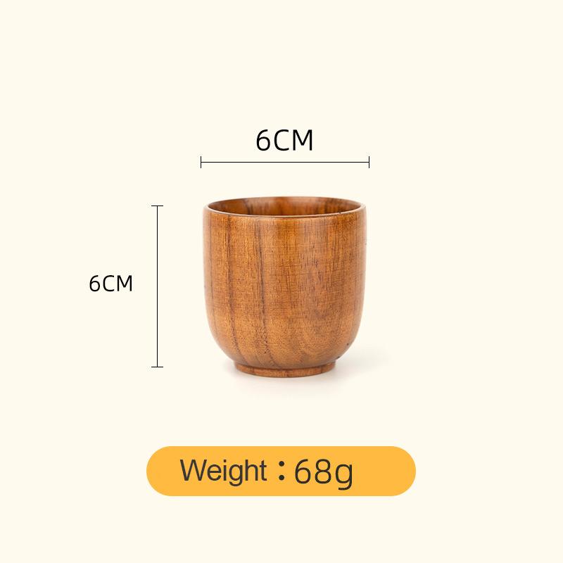 Wooden Big Belly Cups Handmade Natural Spruce Wood Cups Beer Tea Coffee Milk Water Cup Kitchen Bar Drinkware for Kitchen