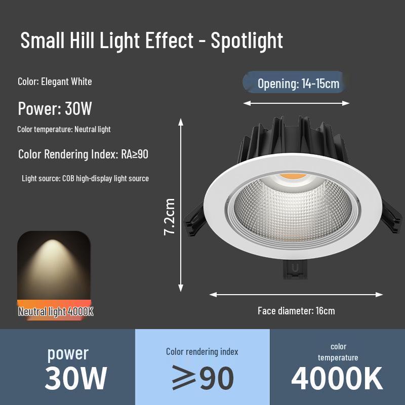 Recessed Super Bright Ceiling Downlight for Home and Commercial Spaces