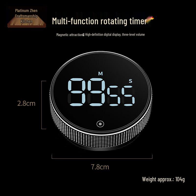 Magnetic Rotating Electronic Kitchen Timer