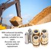 4PCS Excavator Joystick Control Valve Rubber Sealing Brass Alloy Steel Heat Resistance Pusher Valve for Bulldozer