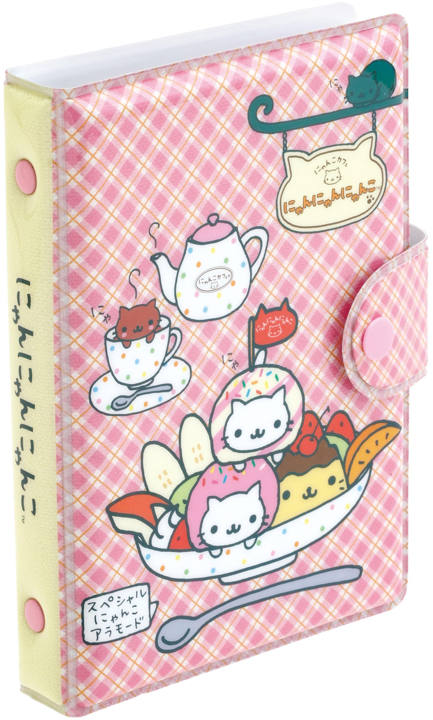 San-X Nyanko Funi Funi Seal Binder SE68702 H155 W110 D20mm