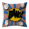 Cotton Linen Throw Pillow Cover American Pop Art Cushion Cover Pow Bang Wow Love Pineapple Modern Decorative Sofa Cushion Covers