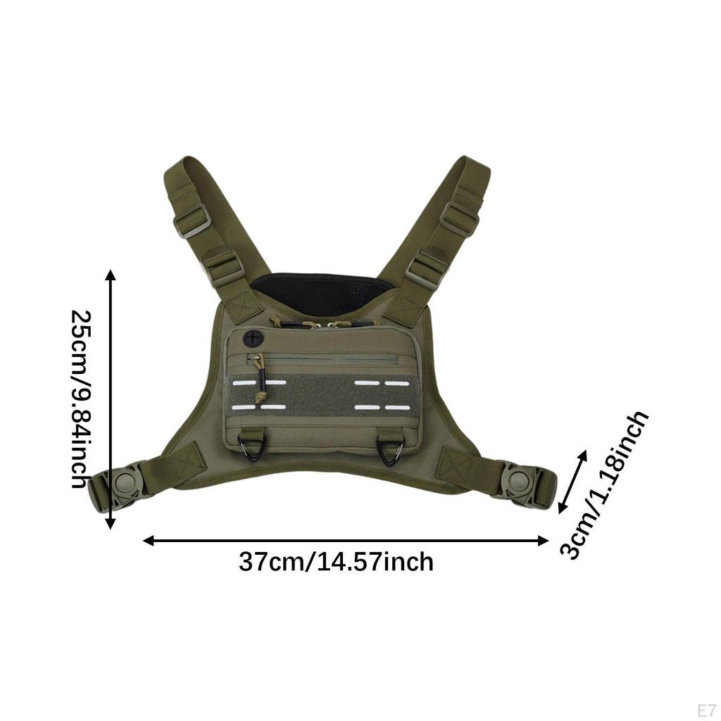 Front Chest Bag Multifunction Antitheft Rig for Travel Climbing Hiking