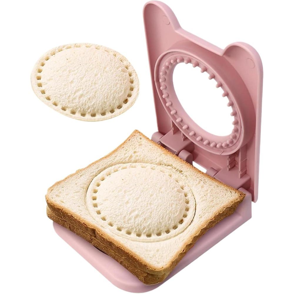 1pc Sandwich Cutter and Sealer Decruster Sandwich Maker Peanut Butter and Sandwich Bread Pancake Maker DIY Cookie Cutter