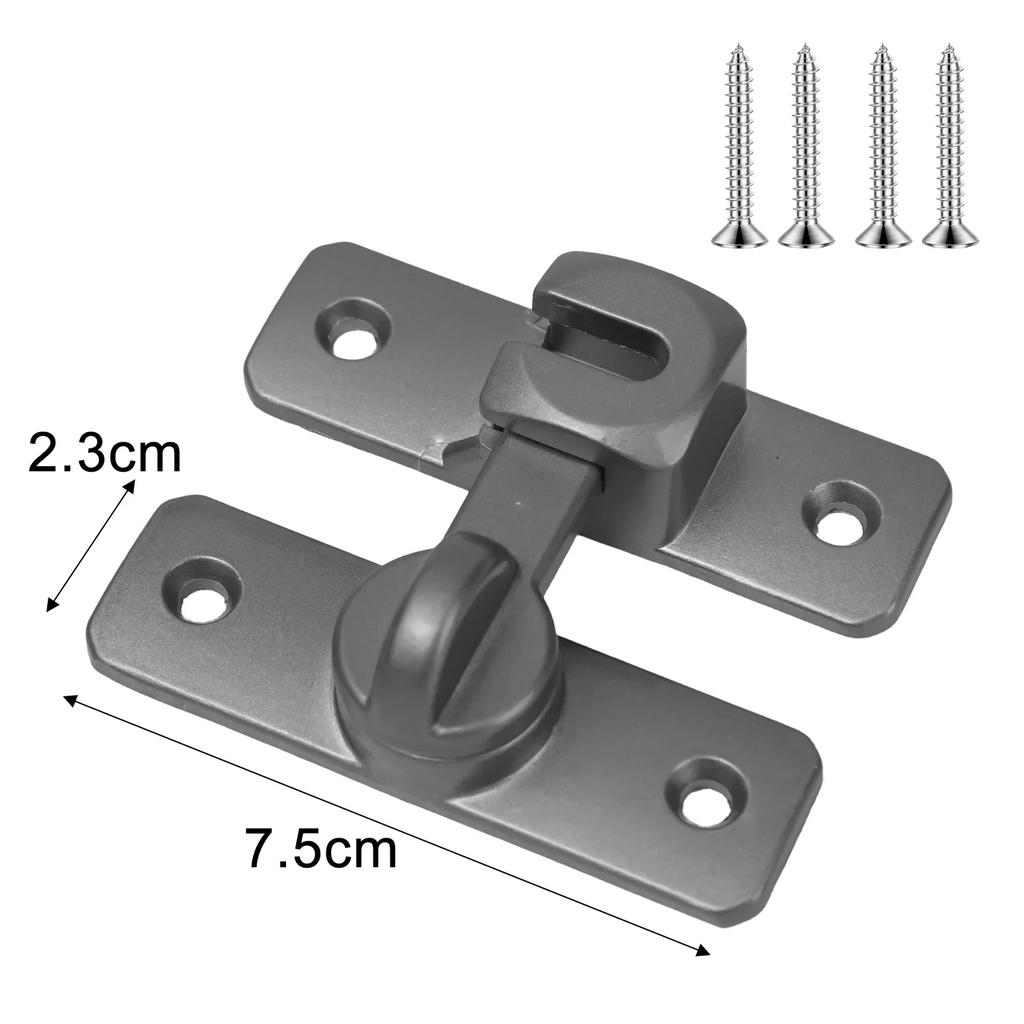 90 Degree Barn Door Latch Stainless Steel Cabinet Drawers Locks Window Door Latches Bolt Hooks Sliding Gate Buckles Hardware