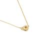 COACH Interlocking Open Circles Pendant Necklace 91441 GLD Gold [Used]