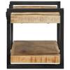 Wall Shelf 70 x 33 x 35 cm Rough Solid Mango Wood