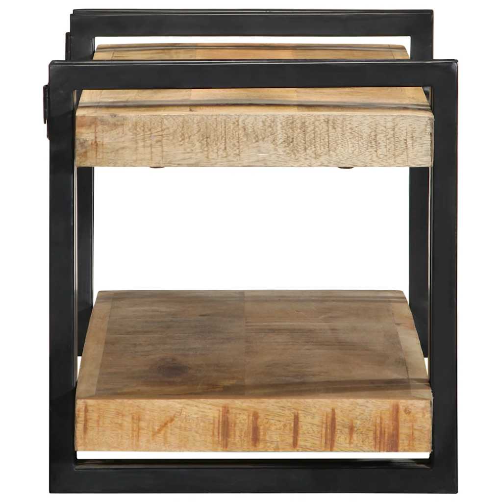 Wall Shelf 70 x 33 x 35 cm Rough Solid Mango Wood