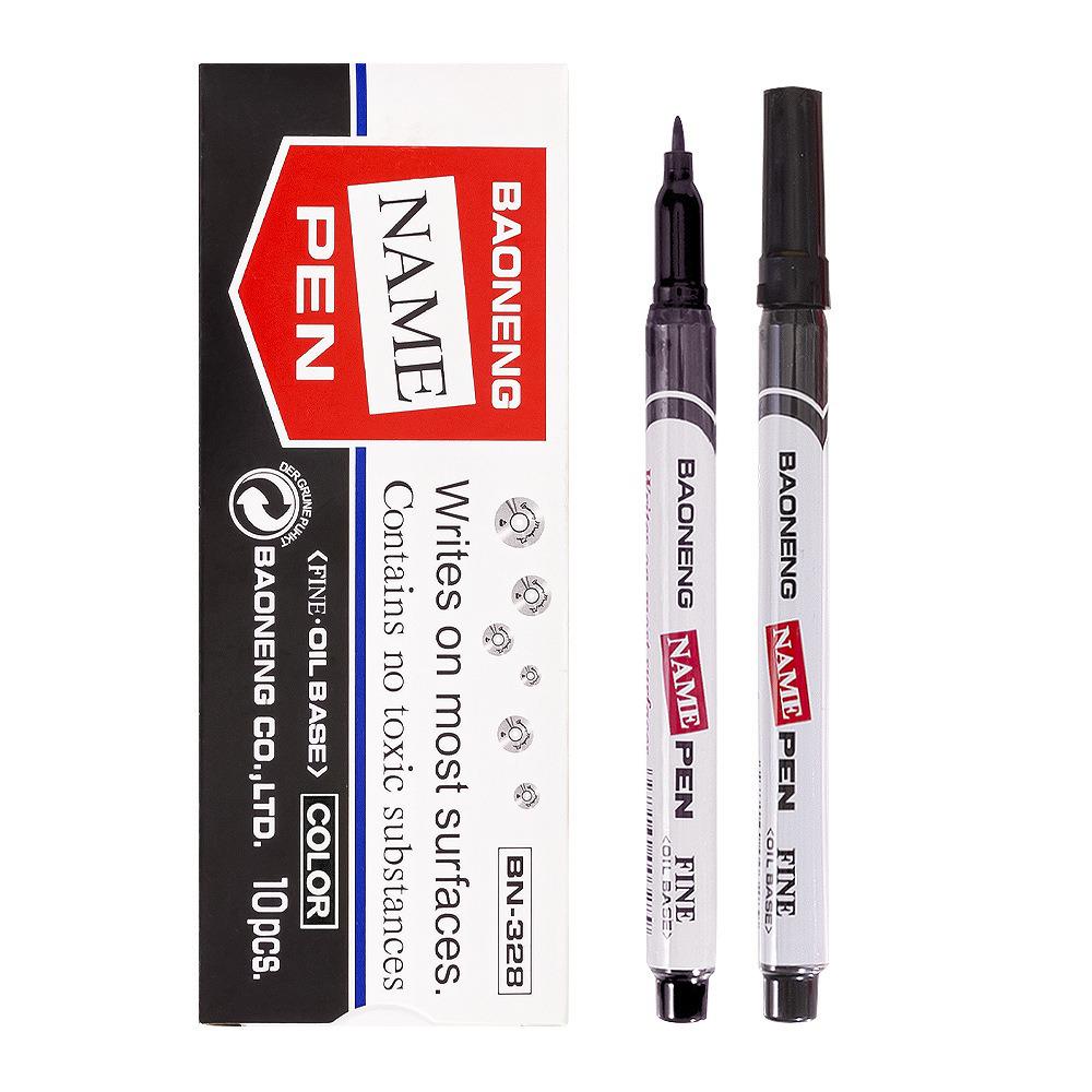 Baoneng 1.0mm Non-Erasable Oil-Based Fine Line Marker Pen