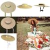Straw Hat Summer Girl Fashion Wide Brim Breathable Sun Shade For Beach Vacation