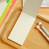 Multifunction cowhide paper memo pad vintage soft copybook can tear this schedule todo notebooks grid plan the Kraft book