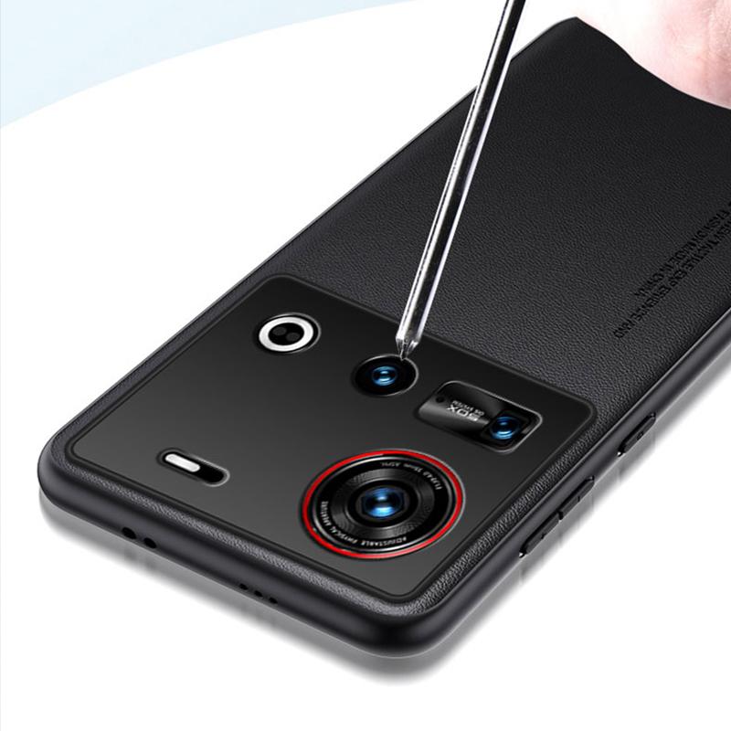For Nubia Z70 Ultra Case Luxury PU-Leather Protection Back Cover for Nubia Z70 Ultra Shockproof Capa Funda