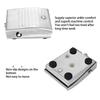Stainless Steel Tattoo Foot Pedal RCA Interface Tattoo Machine Gun Foot Switches