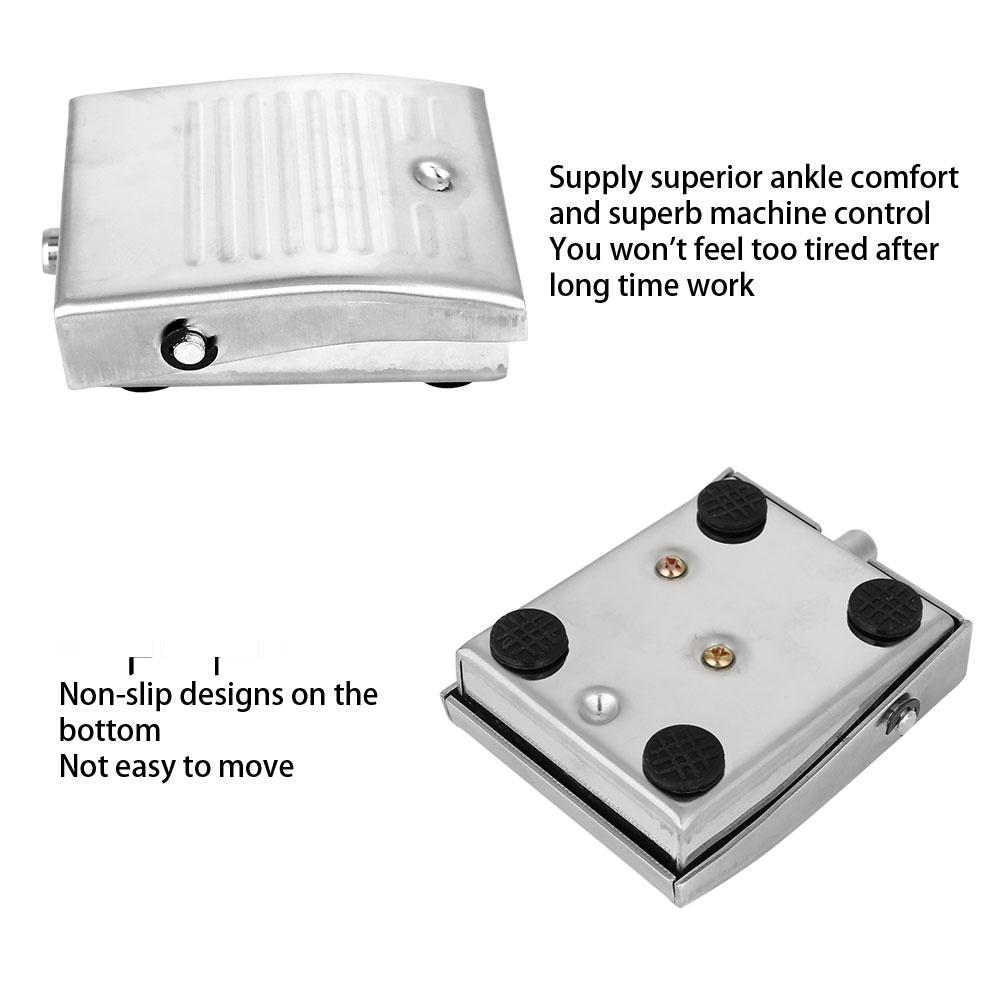 Stainless Steel Tattoo Foot Pedal RCA Interface Tattoo Machine Gun Foot Switches