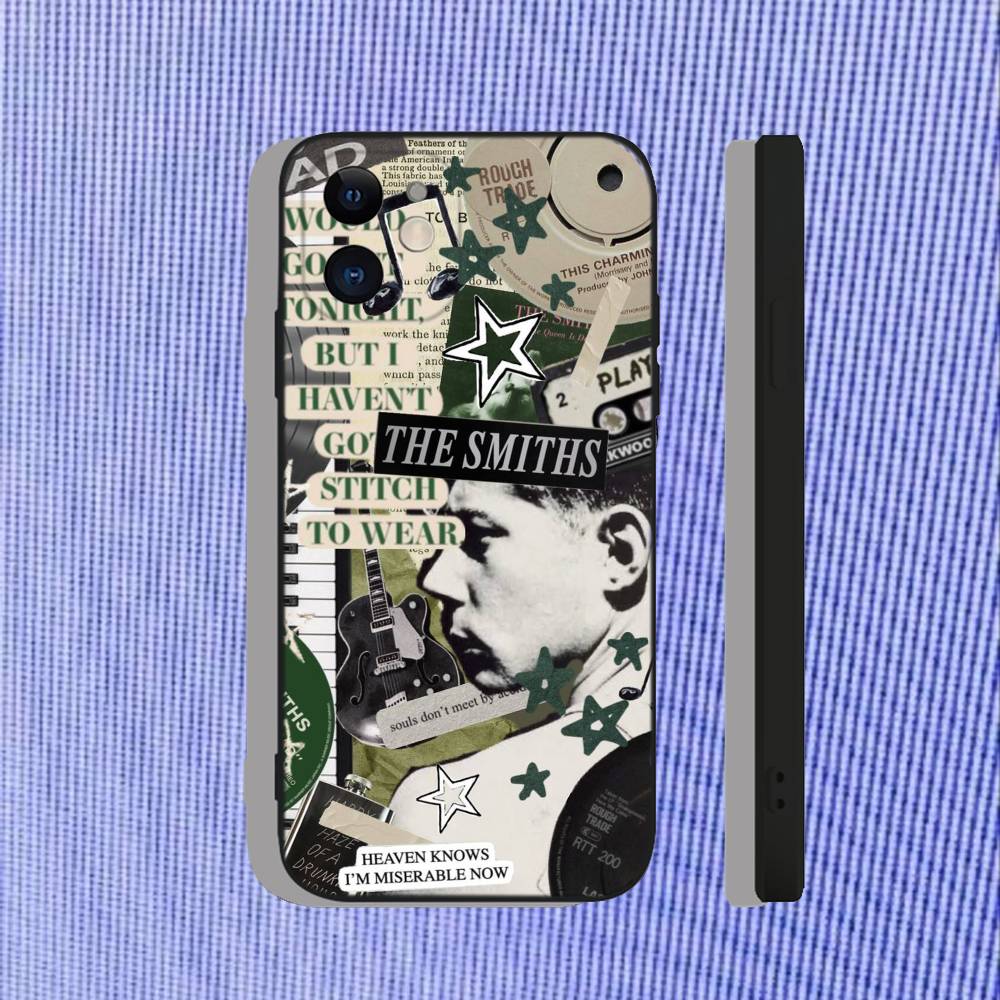 

The Smiths The Queen Is Dead cy For iPhone 17,16,15,14,13,12,11,X,XR,Air,Pro,Max,Plus Soft Funda Black Phone Case iPhone13PROMAX