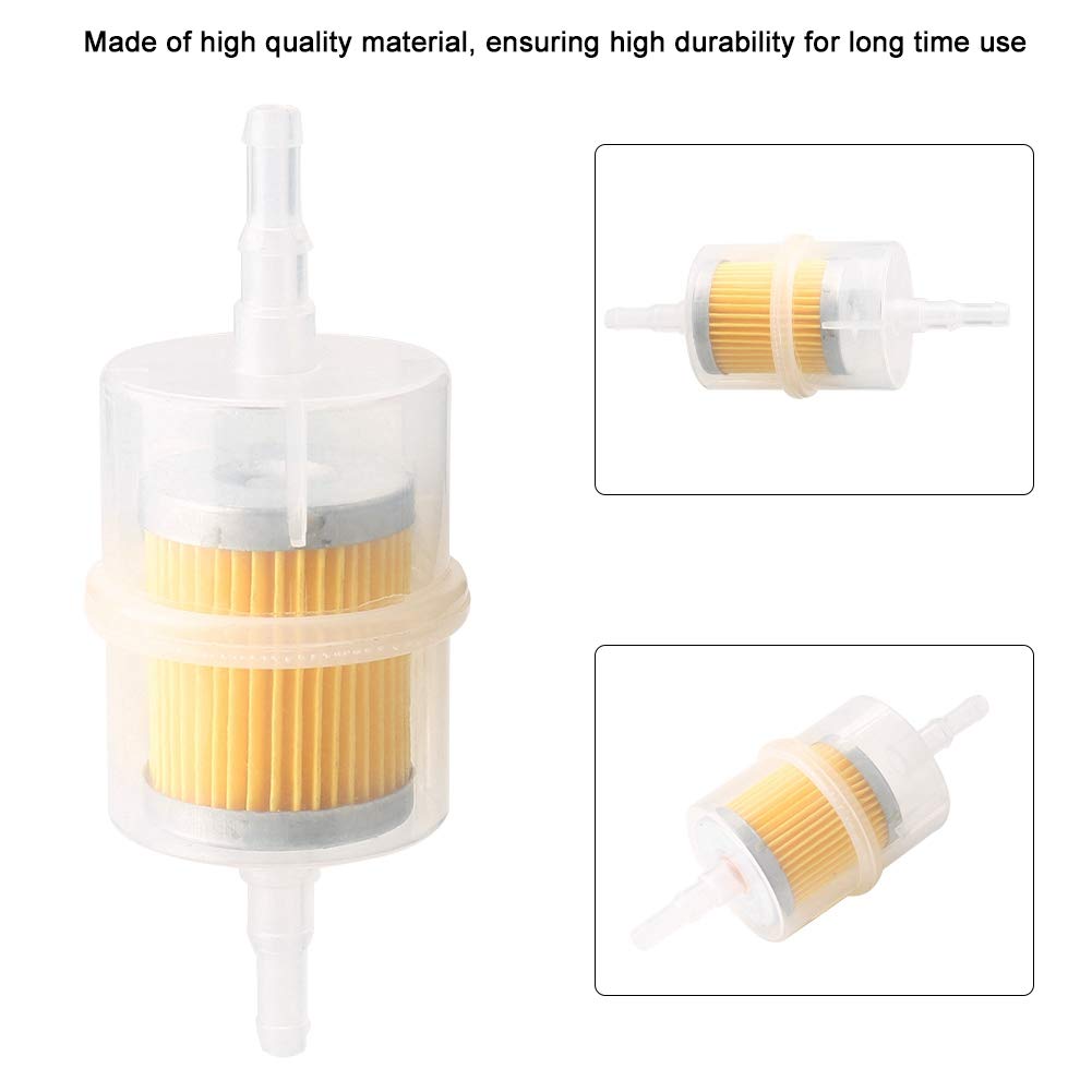 Uniwersalny Samochodowy Filtr Paliwa Benzyny - Najwyższa Jakość, Łatwa Instalacja do Konserwacji Samochodu - Materiał ABS, Uniwersalne Dopasowanie