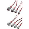 Waterproof 220V Light Metal Signals Light Signals Indicators For Industrial Control Panel And Electrical Equipment