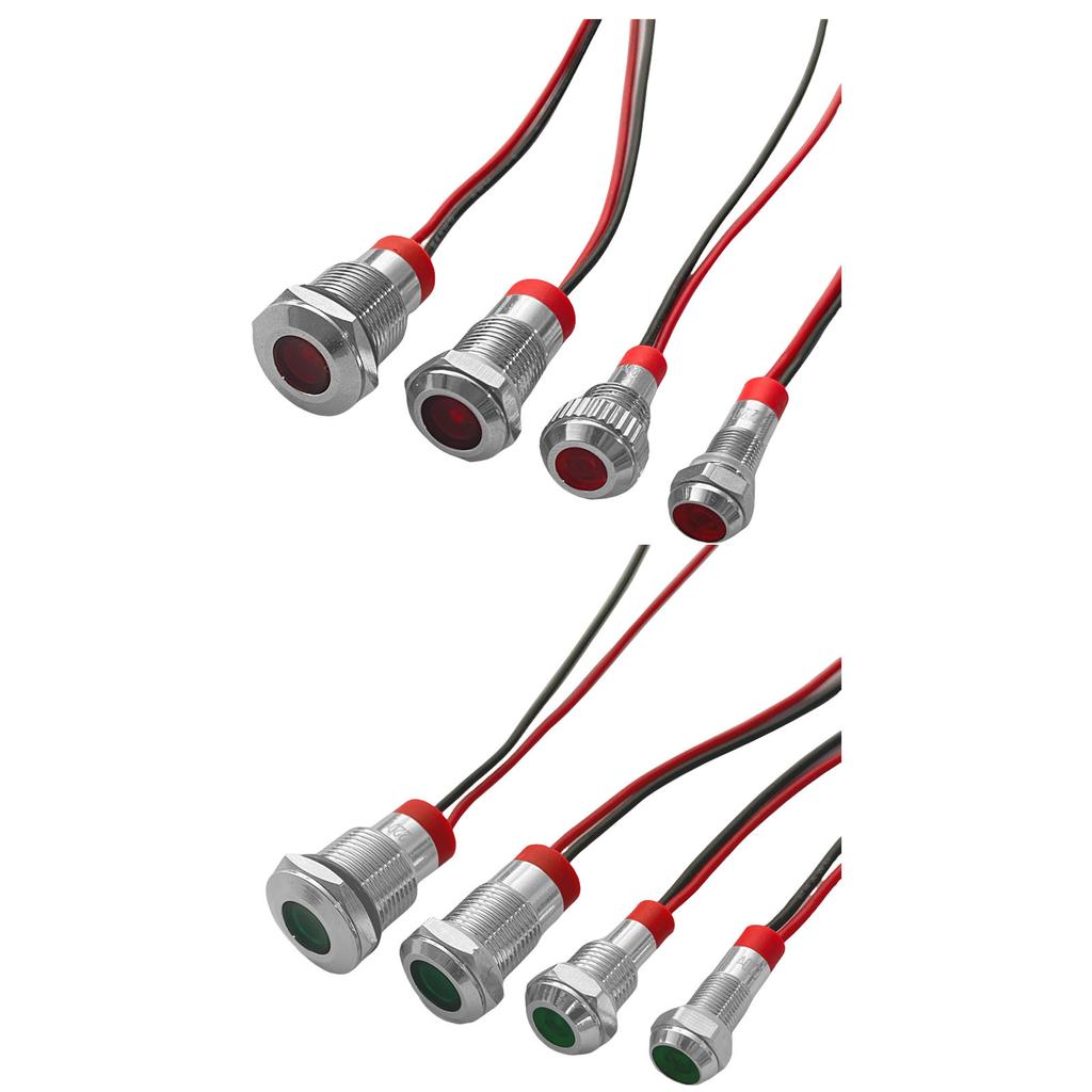 Waterproof 220V Light Metal Signals Light Signals Indicators For Industrial Control Panel And Electrical Equipment