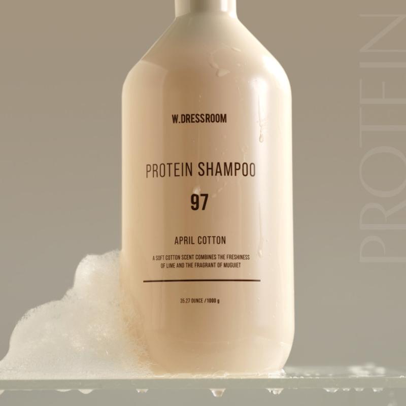 W.DRESSROOM Shampooing Protéiné 97 April Cotton 1000g