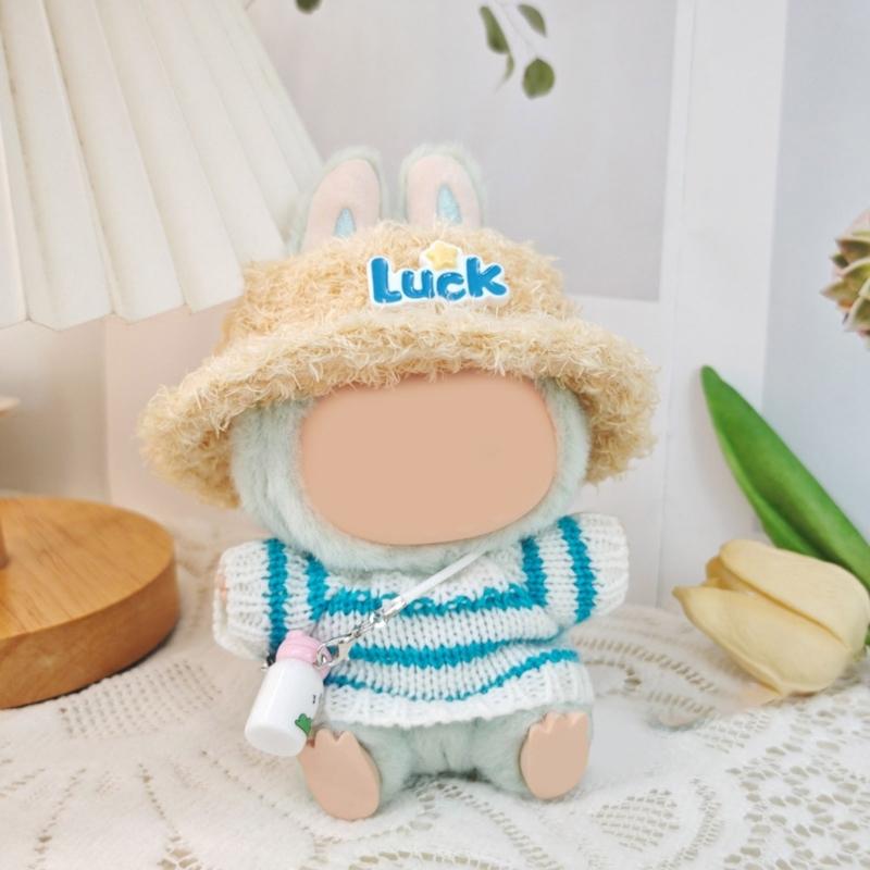 Popular Doll Sweater with Plush Hat and Accessories For Children Creative Pretend Play Game Figure Doll Display Decors