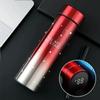 304 Stainless Steel Smart Thermos Cup: Double-Layer Vacuum Design with Temperature Display, Ideal for Business and Office Use, Customizable Logo.