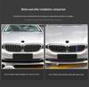 Tricolor Decorative Strips for BMW Kidney Grille: Fits 19-22 New 3 Series & G20 Series
