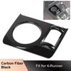 Central 4wd Water Cup Holder Panel Trim Cover Frame For 4runner Trd 2010+ Carbon