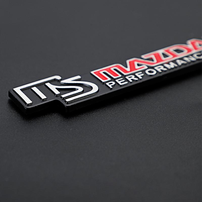 3D Metal Badge Car Stickers Trunk Decals Auto Accessories For Mazda 2 3 6 5 Atenza CX3 CX5 MX5 CX7 Axela CX30 CX90 CX60 CX50 MX3 CC10