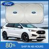 Car Sticker 2026 Ford 2025 Hot Car Sunshade Umbrella-style Front Glass Sunshade Sunscreen Heat Insulation Cloth For  Ford Fiesta
