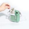 For Fujifilm Instax Mini 12/11 Transparent Camera Case Protective Carry Bag Cover with Shoulder Strap Storage Bag
