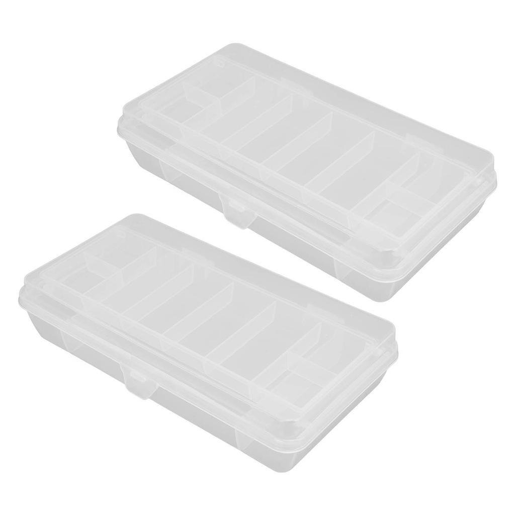 2 Pcs Fishing Lure Bait Box Waterproof Lure Box Fishing Multifunctional Accessory Storage Box