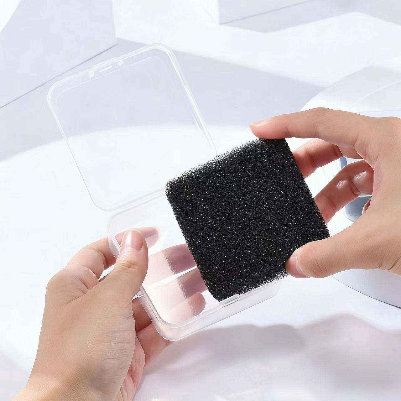 Портативная коробка для очистки кистей для макияжа без воды для кистей для теней - Быстросохнущее чистящее средство