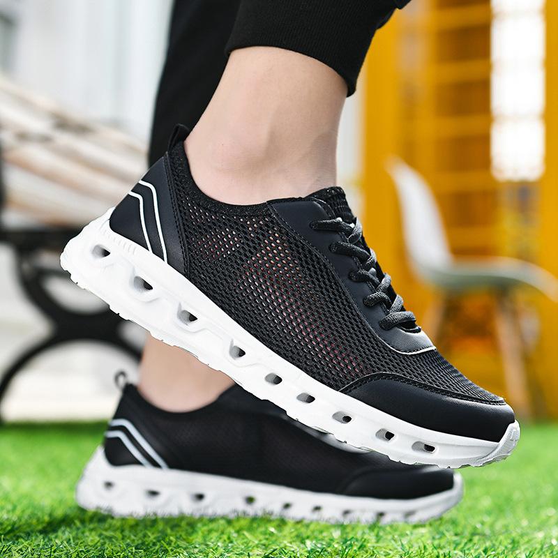2025 New Large Size Mesh Breathable Casual Shoes Men's Fashion Trend Running Shoes Personalized Sports Shoes