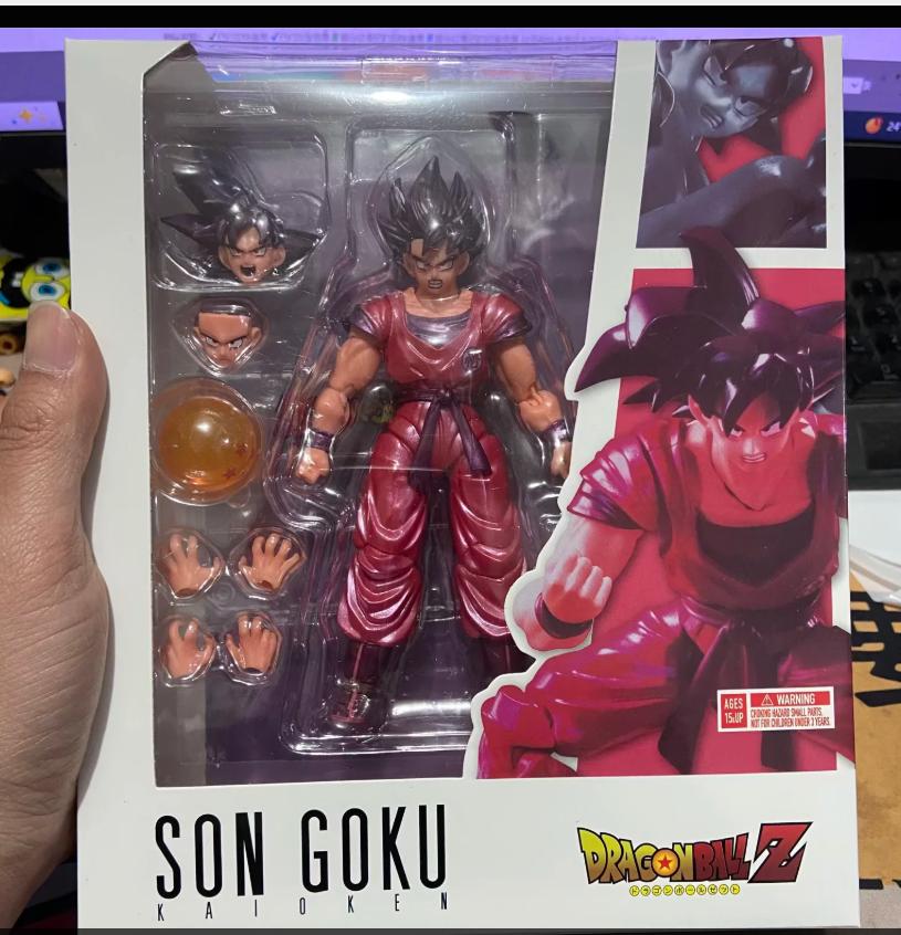 New Hot Dragon Ball Collection: Wukong Realm King Fist Vs. Rustrans Super Saiyan Handheld Ornament Collection Gift For Kids