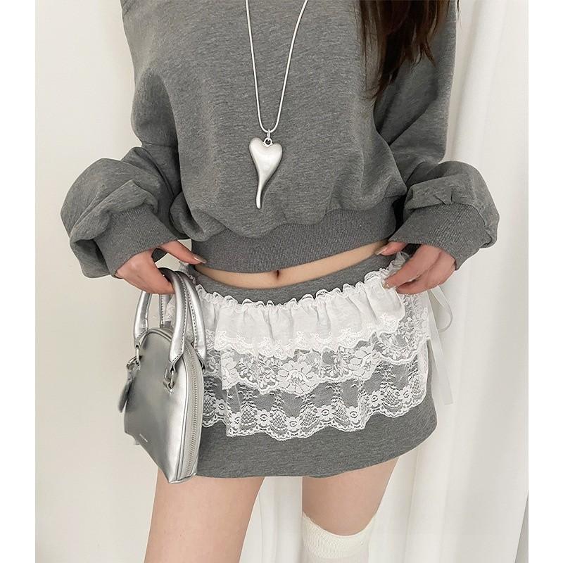 Original Design Flower Lace Waist Belt With Plastic Buckle For Dresses And Jeans