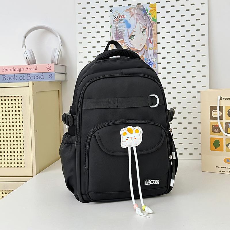 

High value, fresh, sweet and cute cartoon bear backpack, light backpack for junior high school students