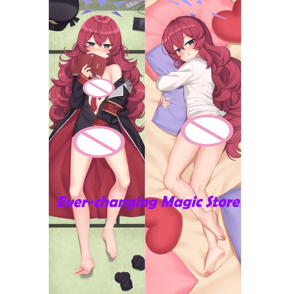 

Наволочка для подушки в натуральную величину с двухсторонним принтом аниме «Голубой архив Нацумэ Ироха» Peachskin 50X150cm