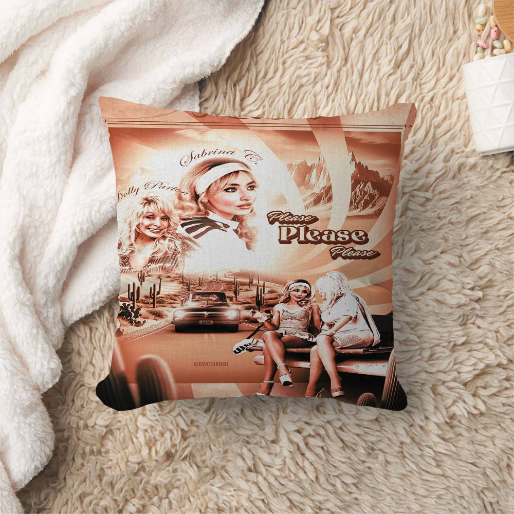S-Sabrina C-Carpenter Office Cushion Pillowcase Car Cushion Cover45X45Cm Lumbar Pillowcase Sofa Pillowcover