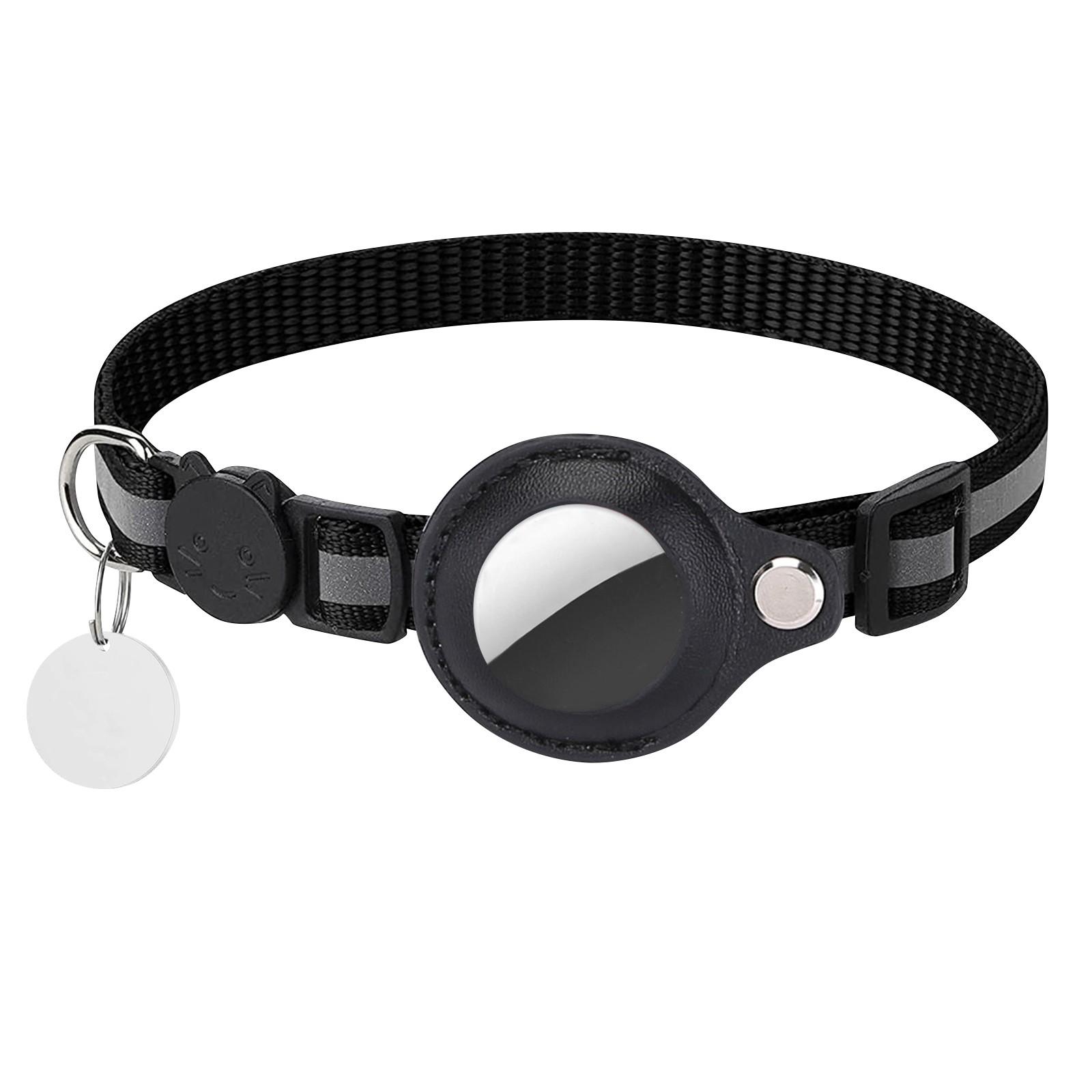 

Персонализированный ошейник для кошек, защита от потери, позиционируемый и отслеживающий, светоотражающий ошейник-колокольчик One Size