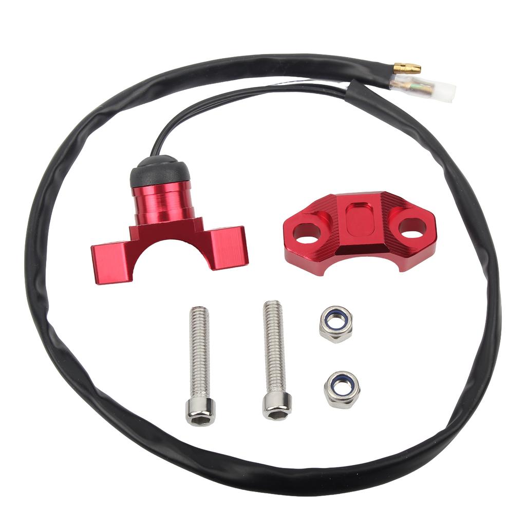 Motorcycle CNC Aluminum Engine Stop Start Kill Switch Momentary Push Button Switch For KTM ATV Dirt Bike Universal Accessories