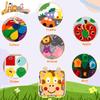 Educational Sensory Toy Animals Sensory Books Early Development Interactive Quiet Books Reusable Felt Book Soft Baby Felt Books