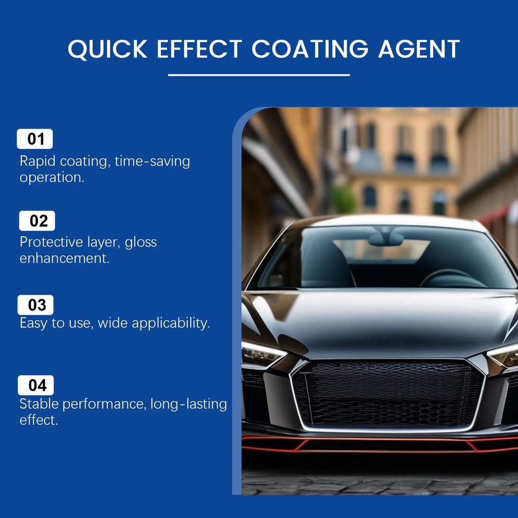 Automotive Paint Waxing Spray Crystal Plating Agent, Enhanced Coating Spray, Multi-functional Care Coating Agent (120ml)